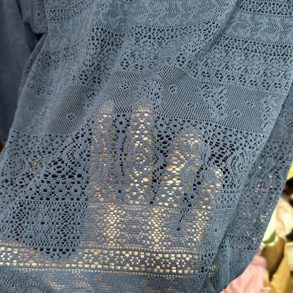 MV Sports Atlantic City Navy Lace Back Destination Tee Size Large - "Alyse" - Picture 7 of 11